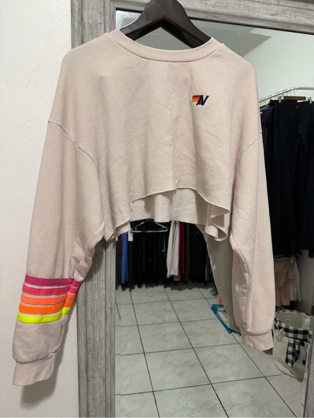 Aviator Nation cropped sweatshirt